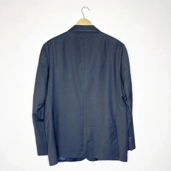 Jack Victor Elite Pinstripe Mens Blazer Sport Jacket Size 46 R - Picture 8 of 8